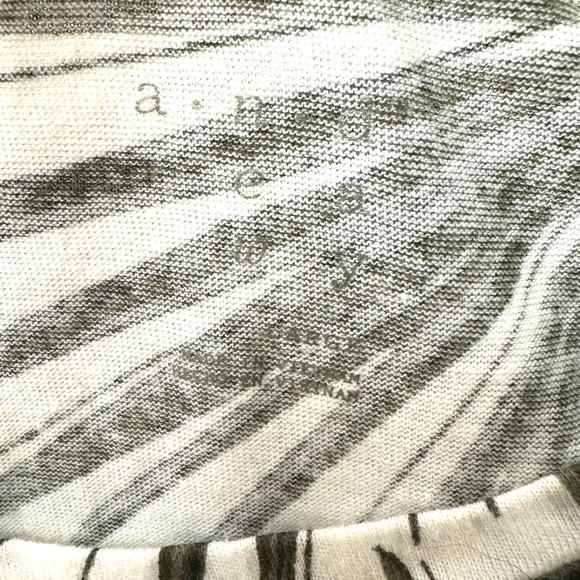 Women's a new day Tank Top Green Palm Fronds Pink PARADISE embroidery Vacation L - Picture 6 of 7